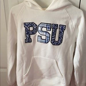 White Penn State sweatshirt